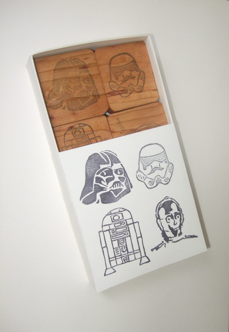 star wars rubber stamps