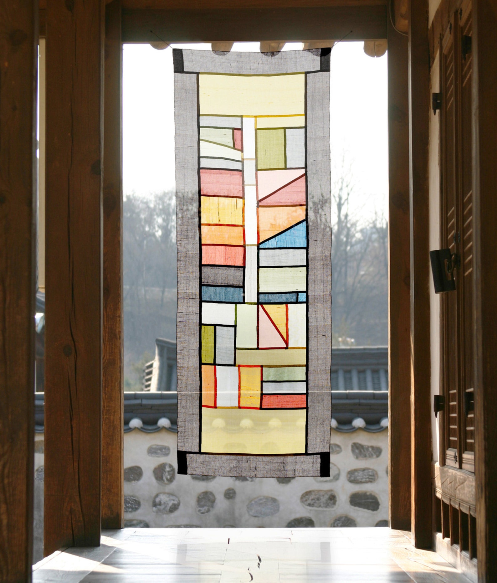 Modernized traditional Korean Fabric art and décor Etsy