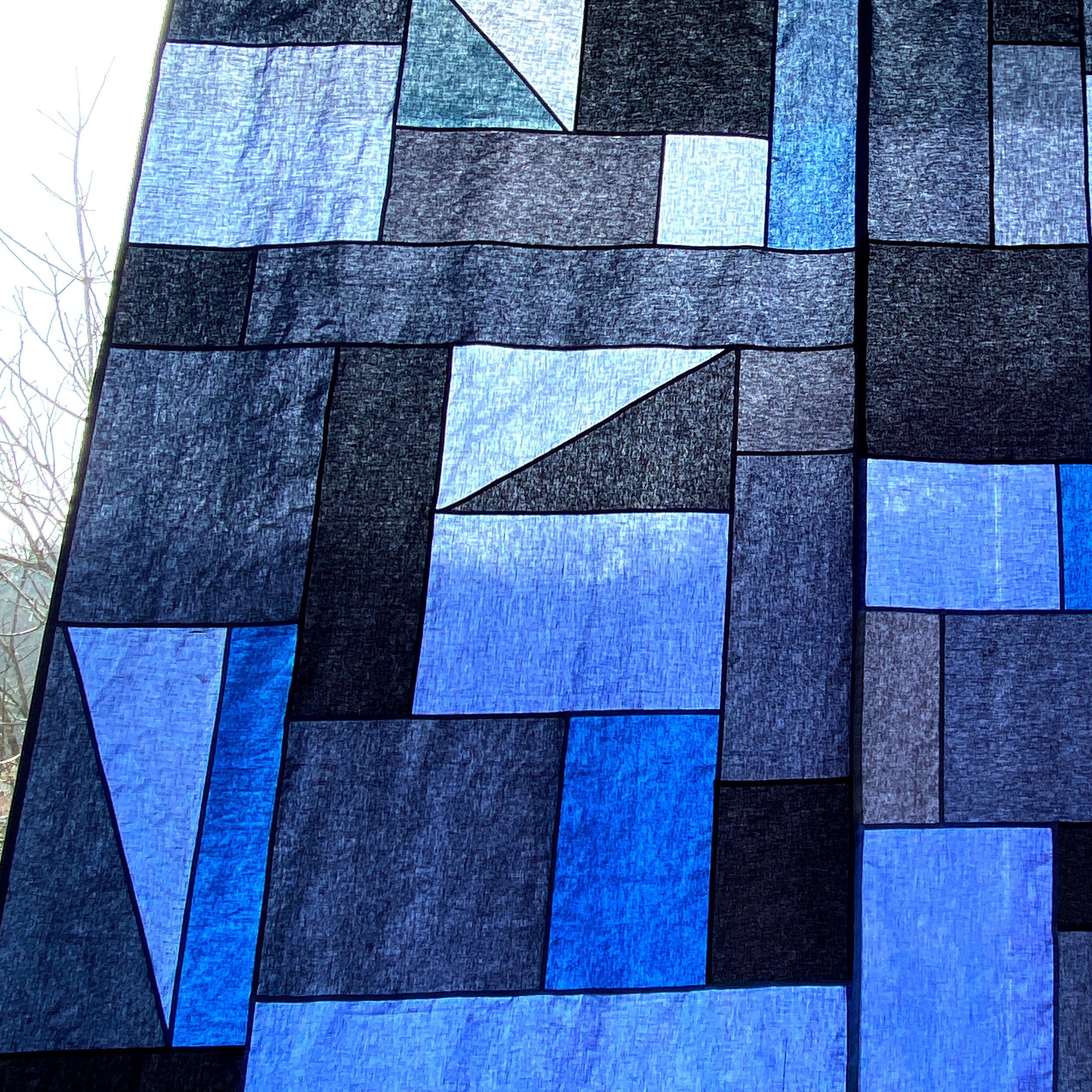 Pojagi(bojagi) Patchwork Curtain, Korean Traditional Sewing Skills