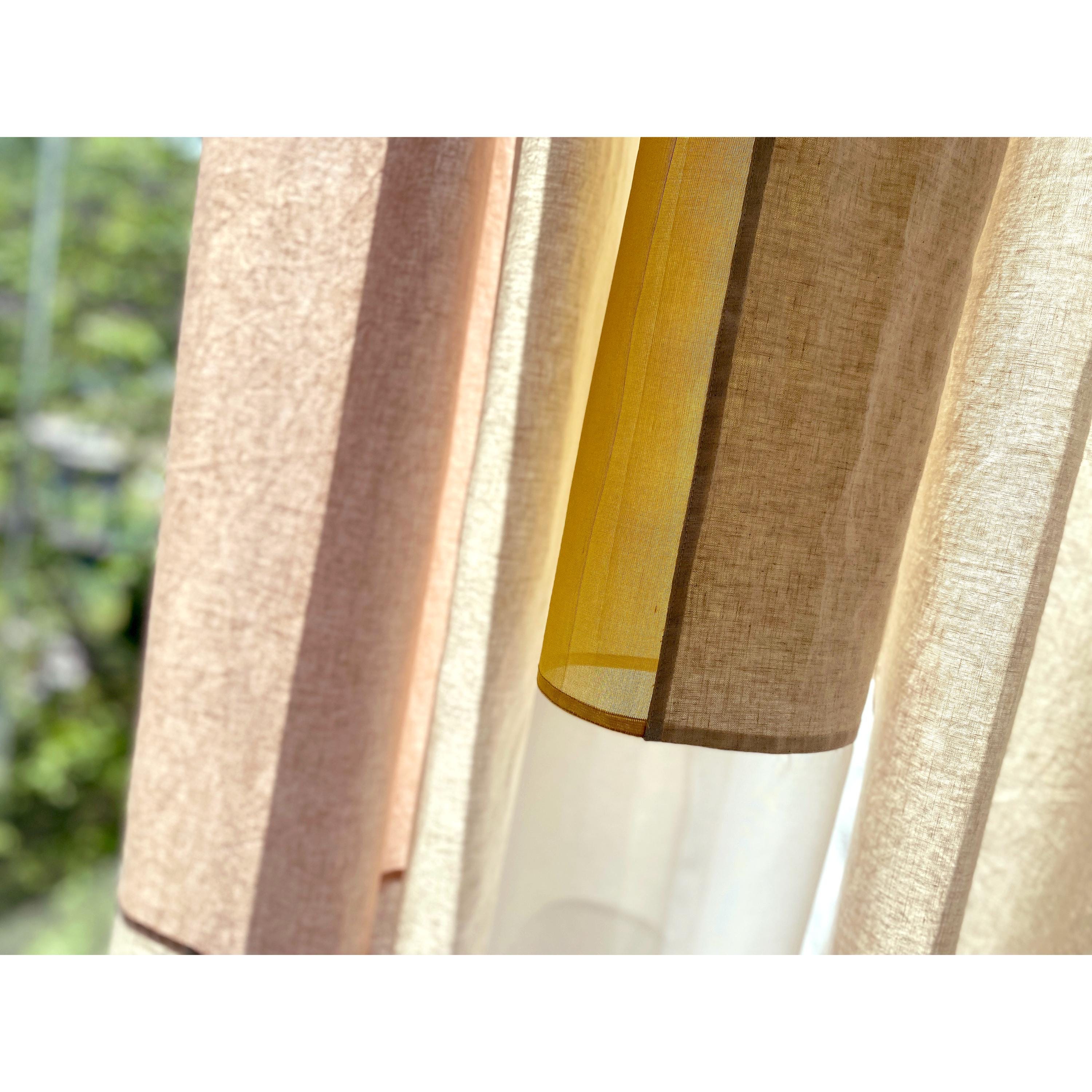 ポジャギ（ボジャギ）パッチワークカーテン、韓国の伝統的な縫製技術