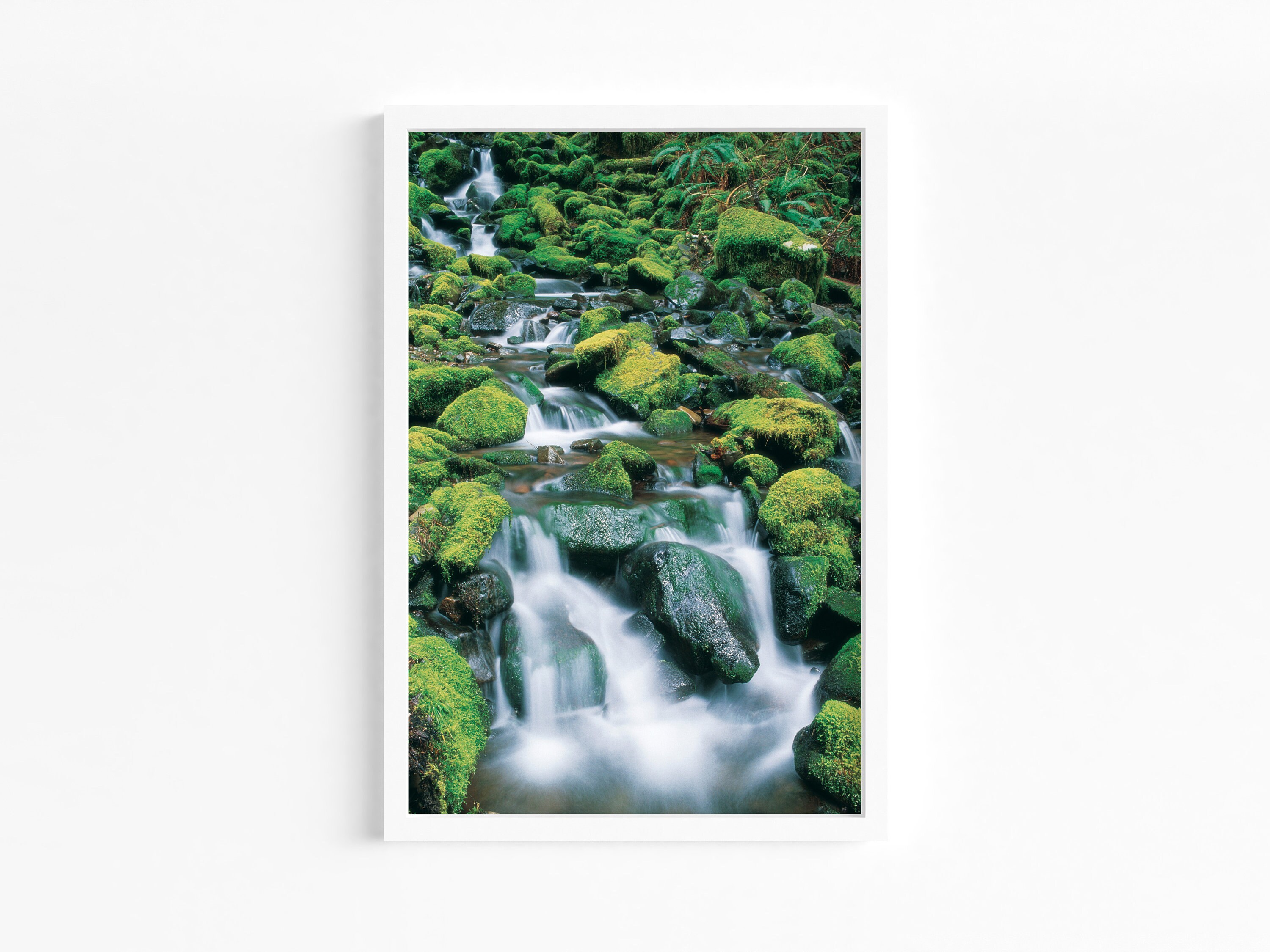 Waterfall Landscape Photography Art, Digital Downloadable Wall Art ...