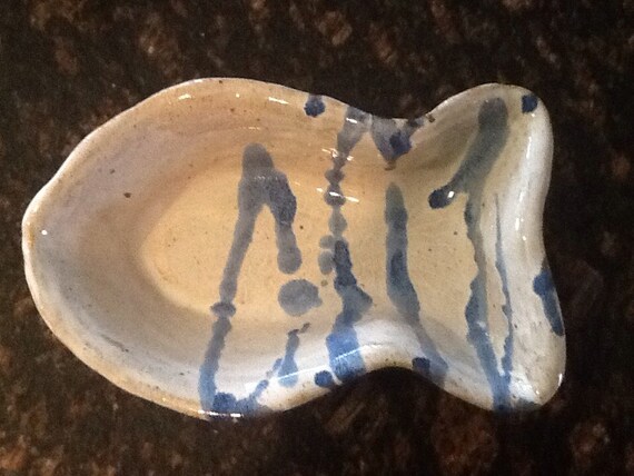 Items Similar To Pottery Fish Serving Bowl Fish Bowl Jewelry Holder Ring Dish Desk 
