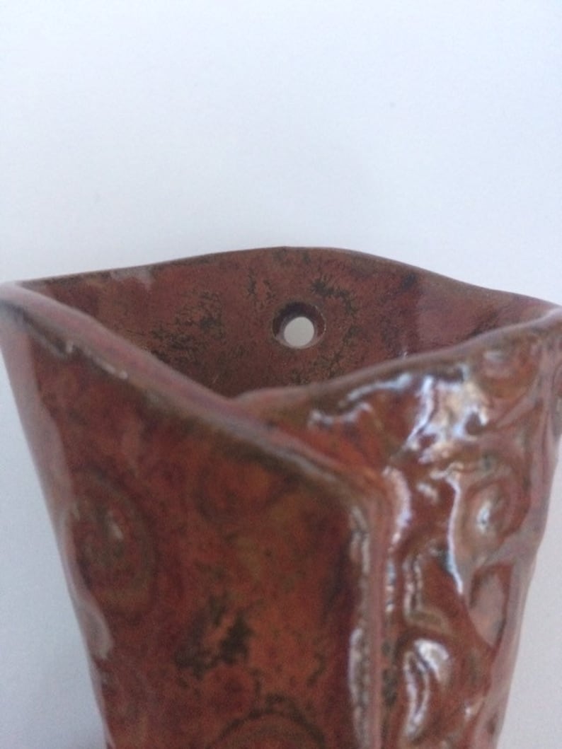 Pottery wall vase wall sconce pottery flower pocket ... Pottery wall vase wall sconce pottery flower pocket ... on Pocket Wall Sconce For Flowers id=51452