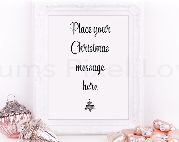 Styled Stock Photography Mockup Christmas Mockup Overlay Text Business