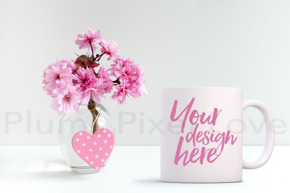 Mug Mockup Styled Stock Mug Image Mockup Valentine Coffee