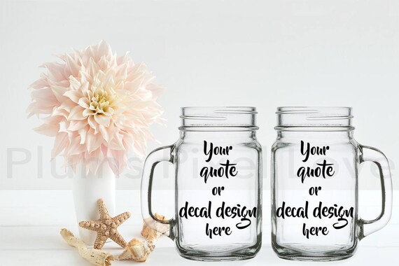 2 Mason Jars Mockup Pretty Stock Photograph Mockup Mason 2 Mason Jars Mockup Pretty Stock Photograph Mockup Mason
