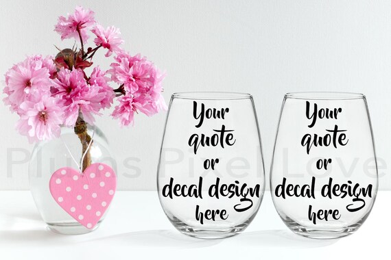 2 Wine Glasses Mockup Styled Stock Wine Glass Image 2 Wine Glasses Mockup Styled Stock Wine Glass Image