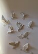 White Doves , porcelain wall art , Symbol of love, Peace , Spirit , Freedom . 