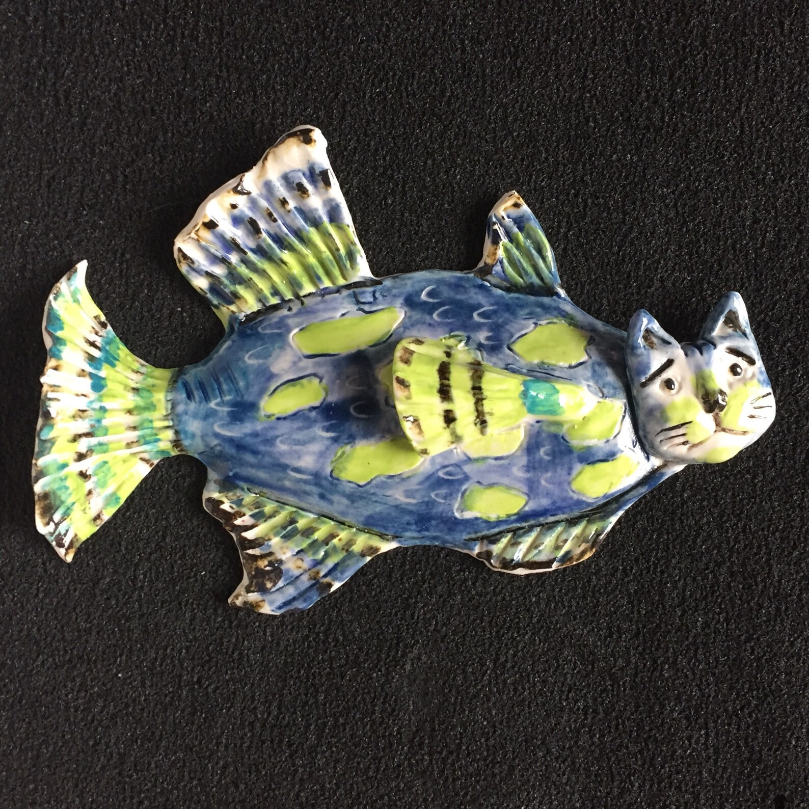 Ceramic Fish Wall Art. Exotic CATFISH 30 Cms/ 12 Inch Etsy
