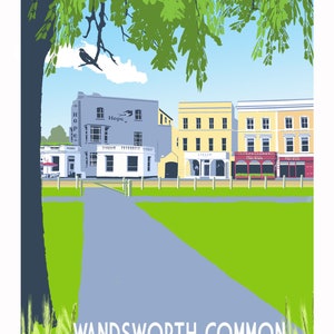 Wandsworth Common Art Print image 2