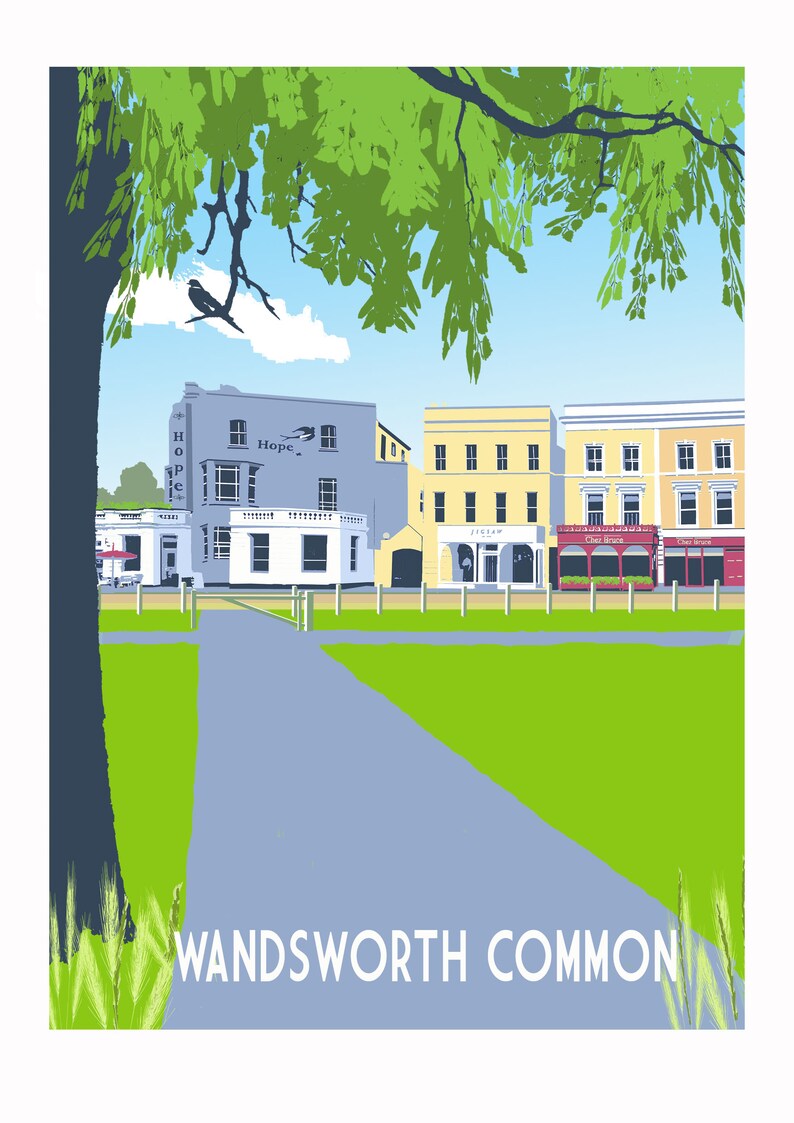 Wandsworth Common Art Print image 2