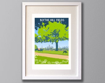 Blythe Hill Fields Art Print