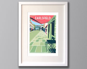 Earlsfield Art Print