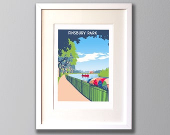 Finsbury Park Art Print