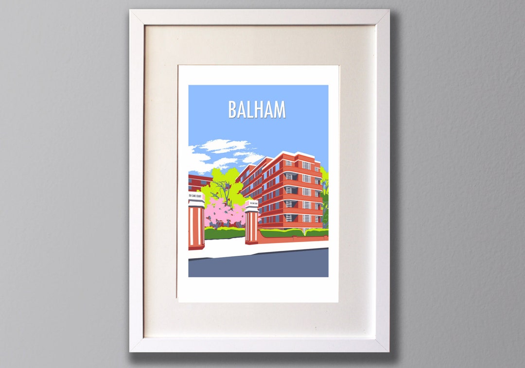 Balham - A3 Giclee Print - Limited Edition - (UN)FRAMED - Etsy UK