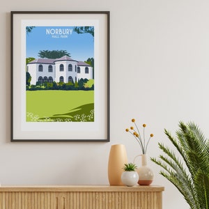 Norbury Art Print, Original Travel Poster image 3