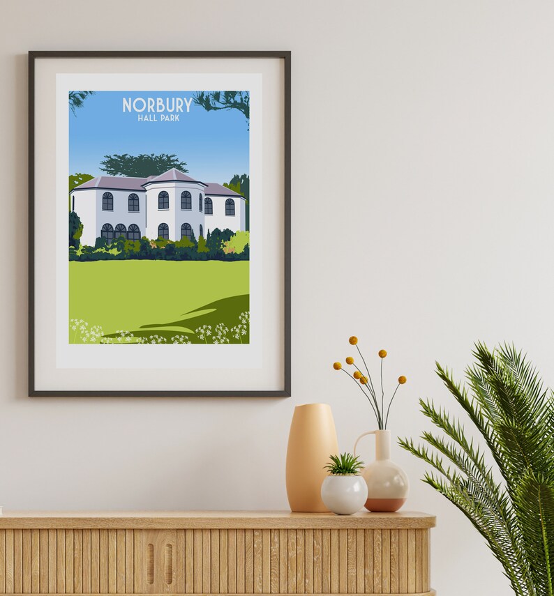 Norbury Art Print, Original Travel Poster image 3