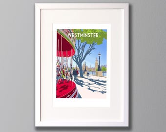 Westminster Art Print