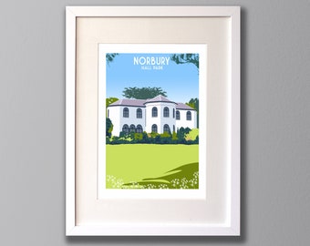 Norbury Art Print, Original Travel Poster