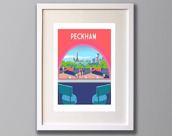 Peckham Levels Art Print