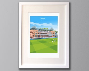 Lords Cricket Art Print