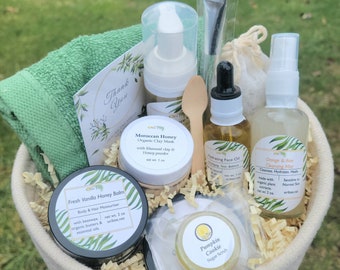 Pamper Me Gift Set: herbal bath, spa gift, self care gift set, bath set, bridal gift, aromatherapy