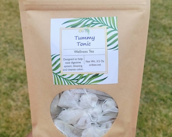 Tummy Tonic Tea: digestive health, weight loss, gut health