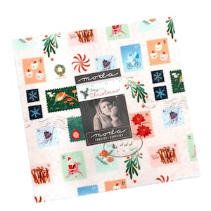 Tiny Christmas 10” Square Layer Cake by Lizzy House for Moda Fabrics