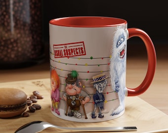 Usual Christmas Suspects Accent Coffee Mug, 11oz