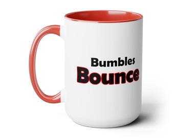 Tazze da caffè bicolore Bumbles Bounce Rankin Bass, 15 oz