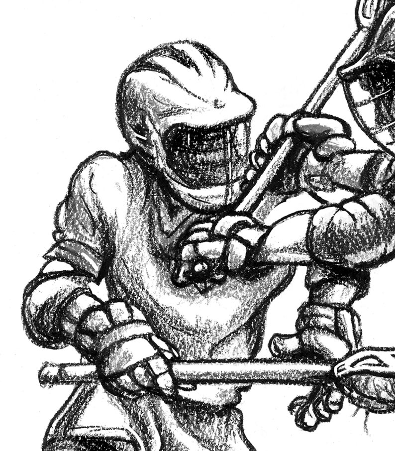 Colorado Lacrosse Art Signed Print Southworth Heavy Linen Etsy