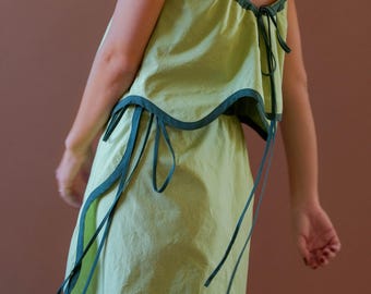 The Millie Two Piece Set in Matcha