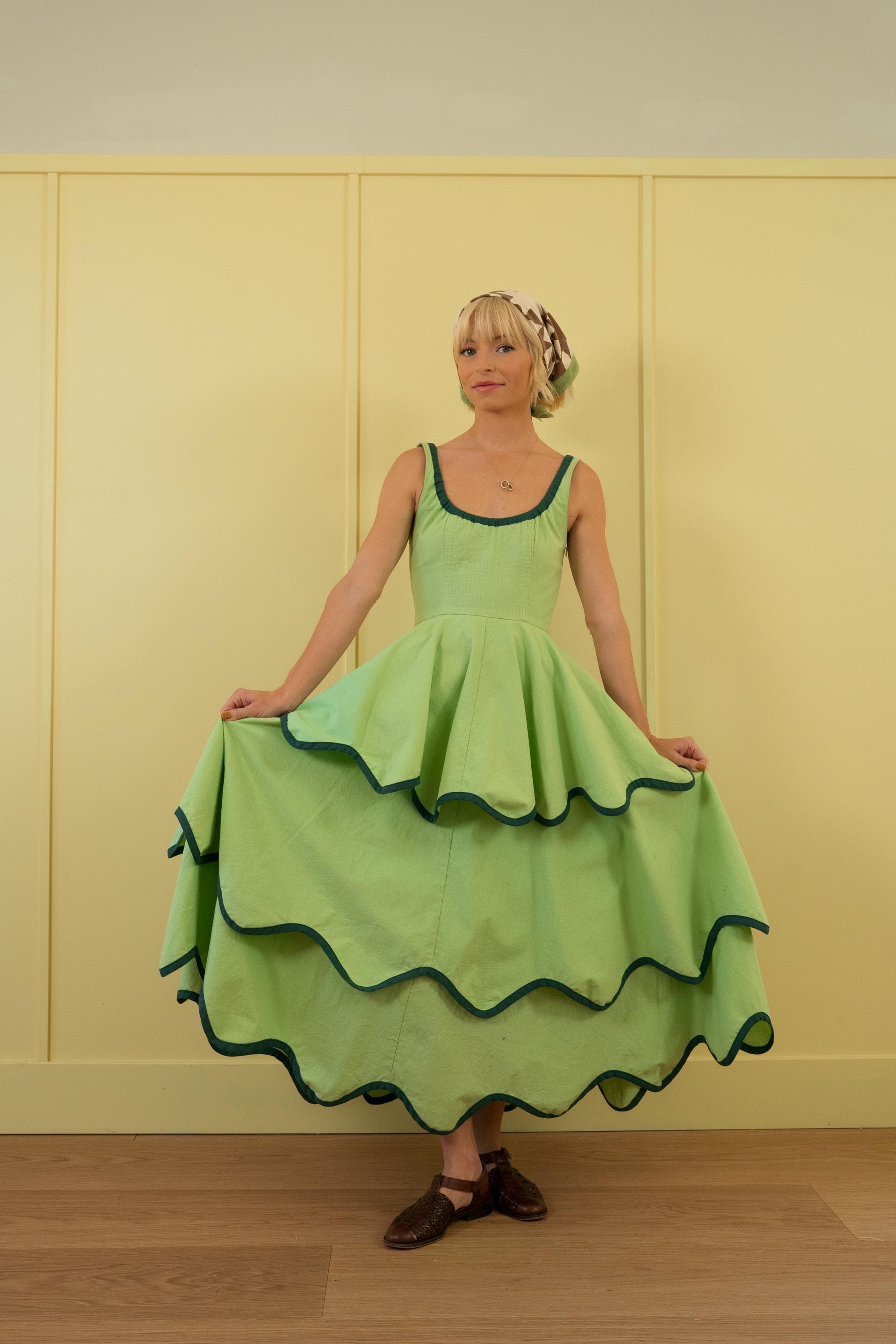 The Millie Dress in Matcha - BACKORDER The Millie Dress in Matcha - BACKORDER