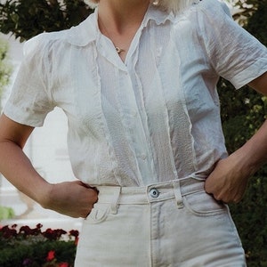 Authentic 1940&#39;s Blouse - VINTAGE PDF PATTERN