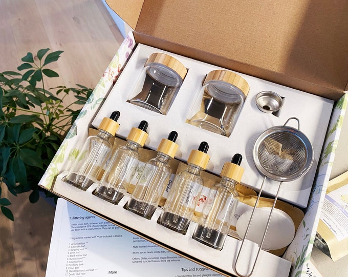 DIY Bitters Making Kit – Trailblazer Set, Botanical Gift Box