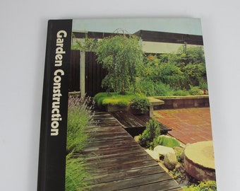 Vintage Buch mit hartem Einband - Gartenkonstruktion - Die Zeit-Lebens-Enzyklopädie der Gartenarbeit 1979. Schönes Gartenbuch. Tolle Infos!