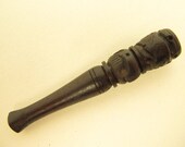 Vintage carved wooden cigarette holder. Vintage tobacciana. Flapper smoking fashion accessory.
