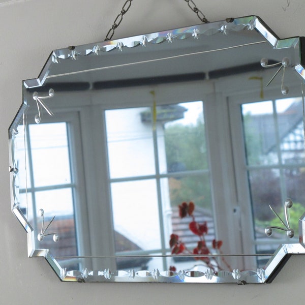 Art Deco Mirror Etsy