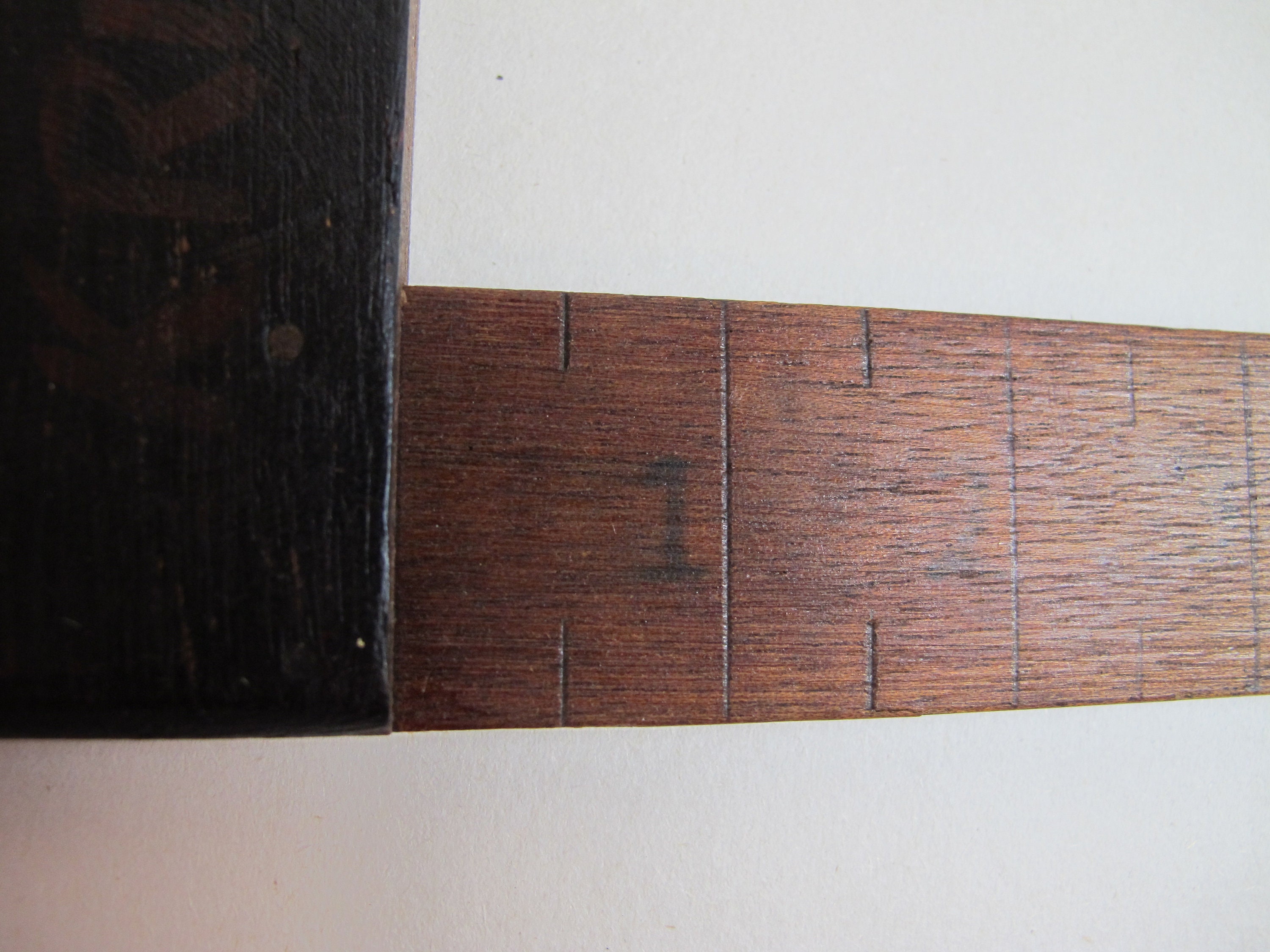 Vintage Home Made Wooden Ruler. Pincer Ruler Belonged to | Etsy UK