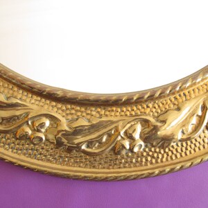 Espejo de ojo de buey de latón. Espejo redondo de la década de | Etsy