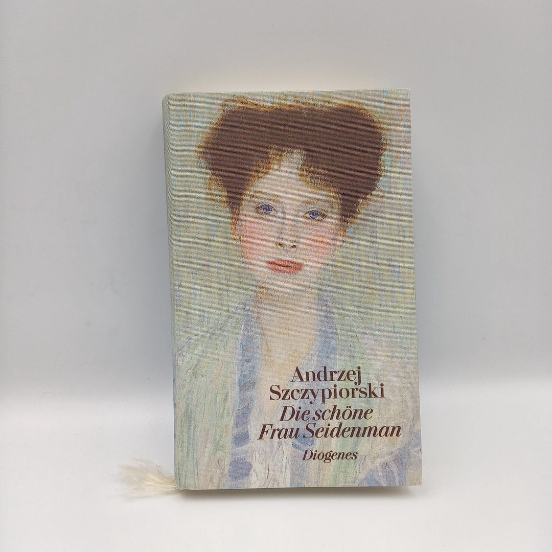 Die Schone Frau Seidenman, Andrzej Szczypiorski, 1988 German Book, Silk
