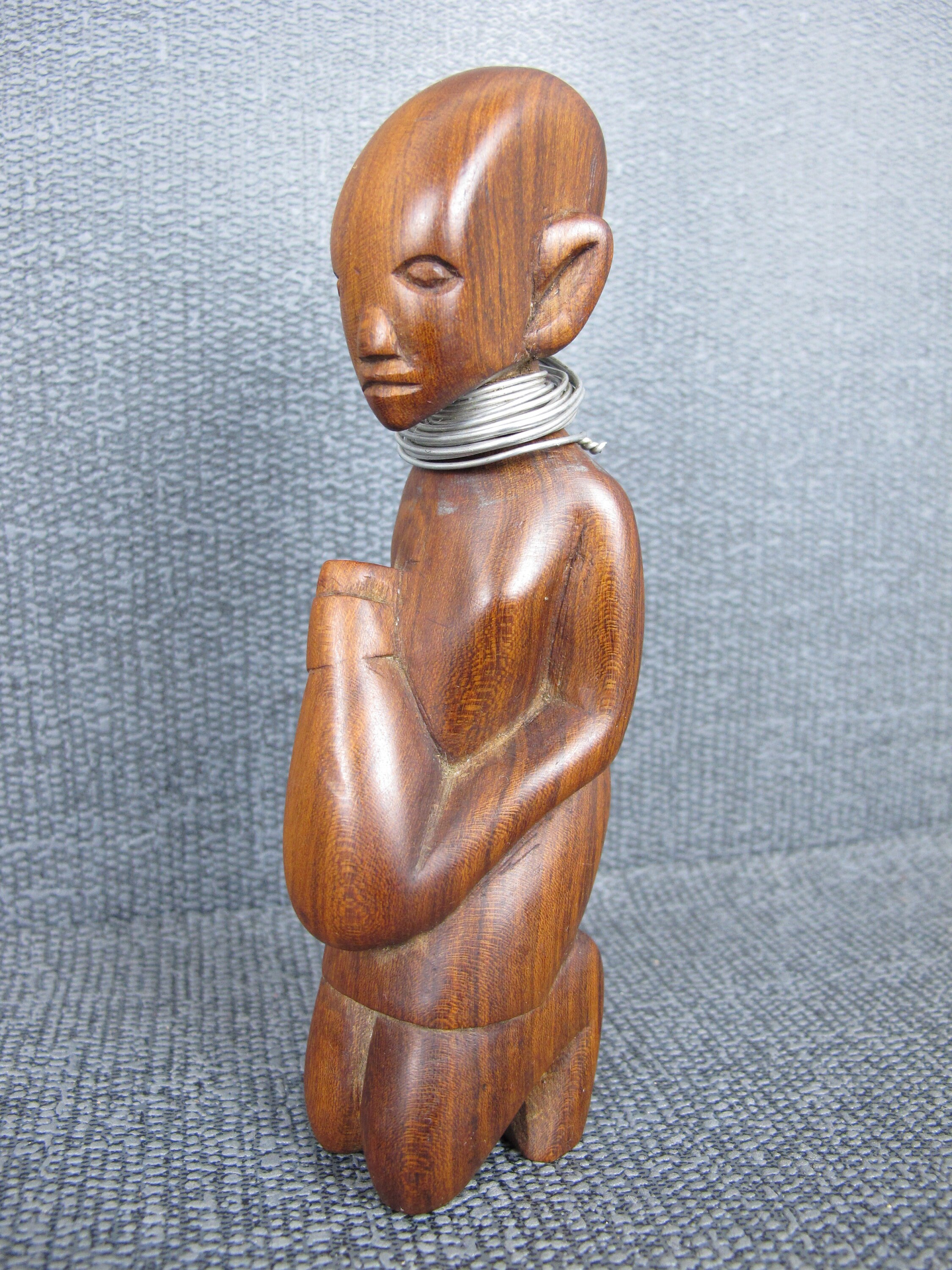 Vintage African carved wooden figure. African hardwood. Tribal | Etsy