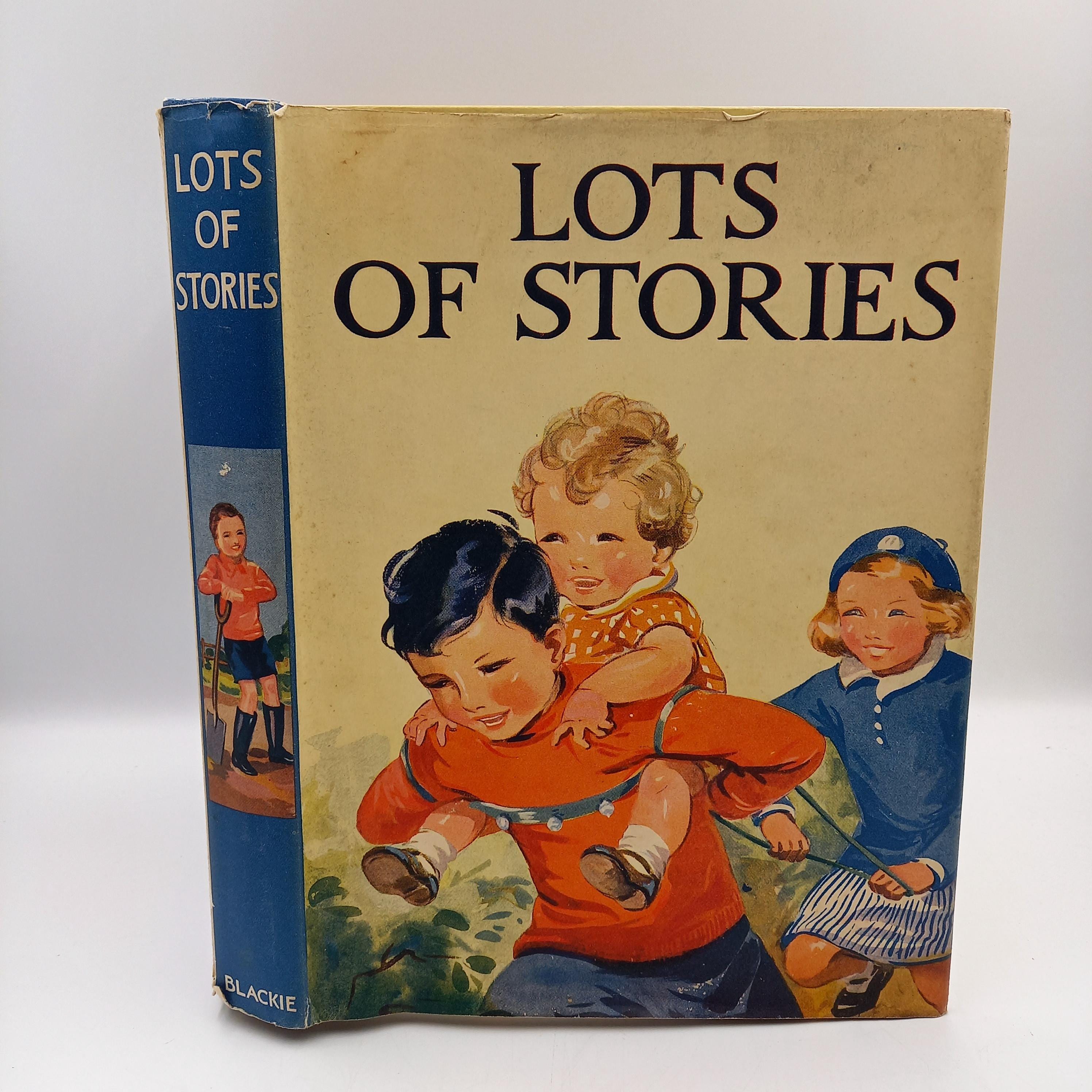 Vintage Children's Book: Lots of Stories, Illustrated, 1930s-40s