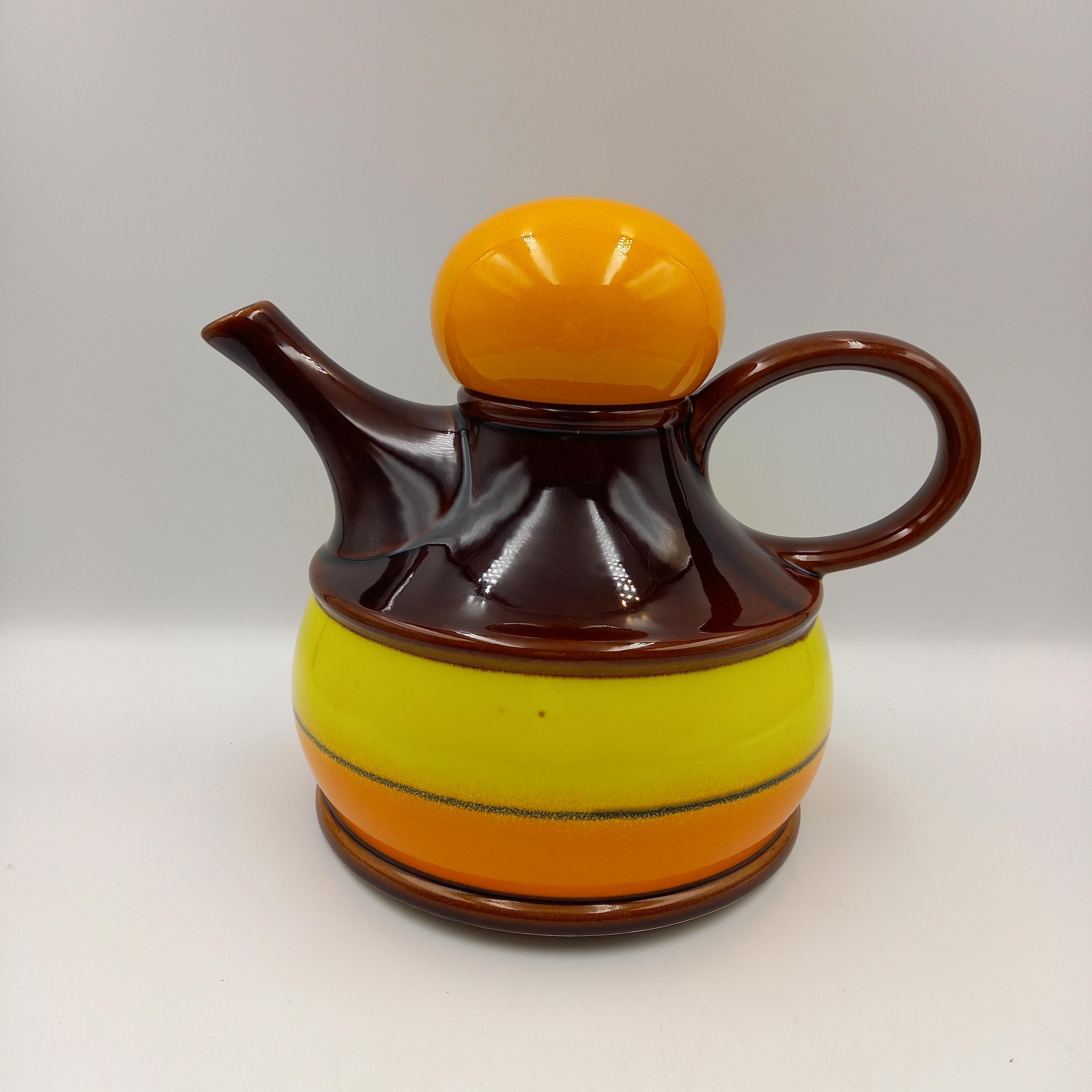 Lot 3 tasses à café et plateau compartimenté vintage Sarreguemines