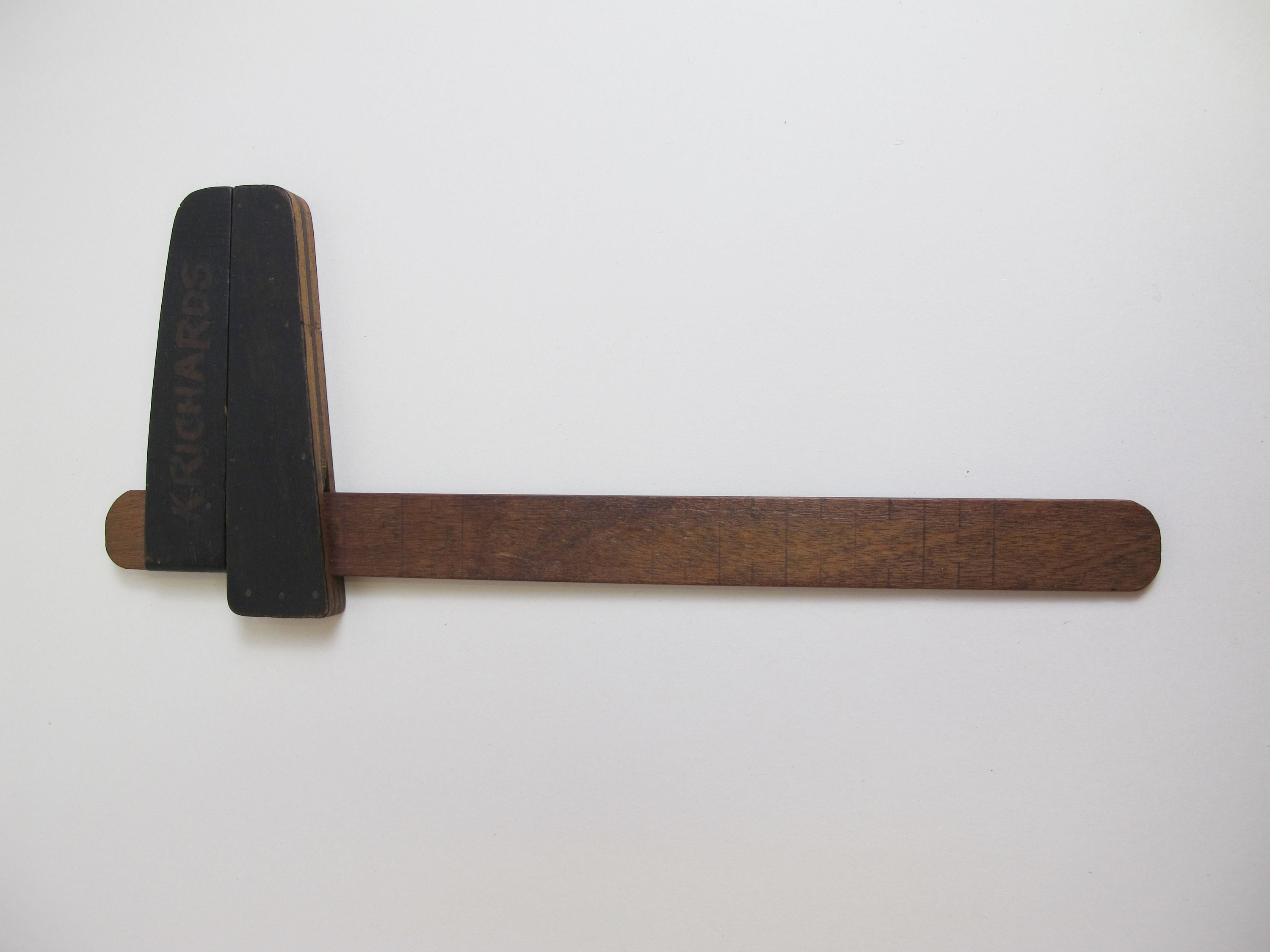 Vintage Home Made Wooden Ruler. Pincer Ruler Belonged to - Etsy UK