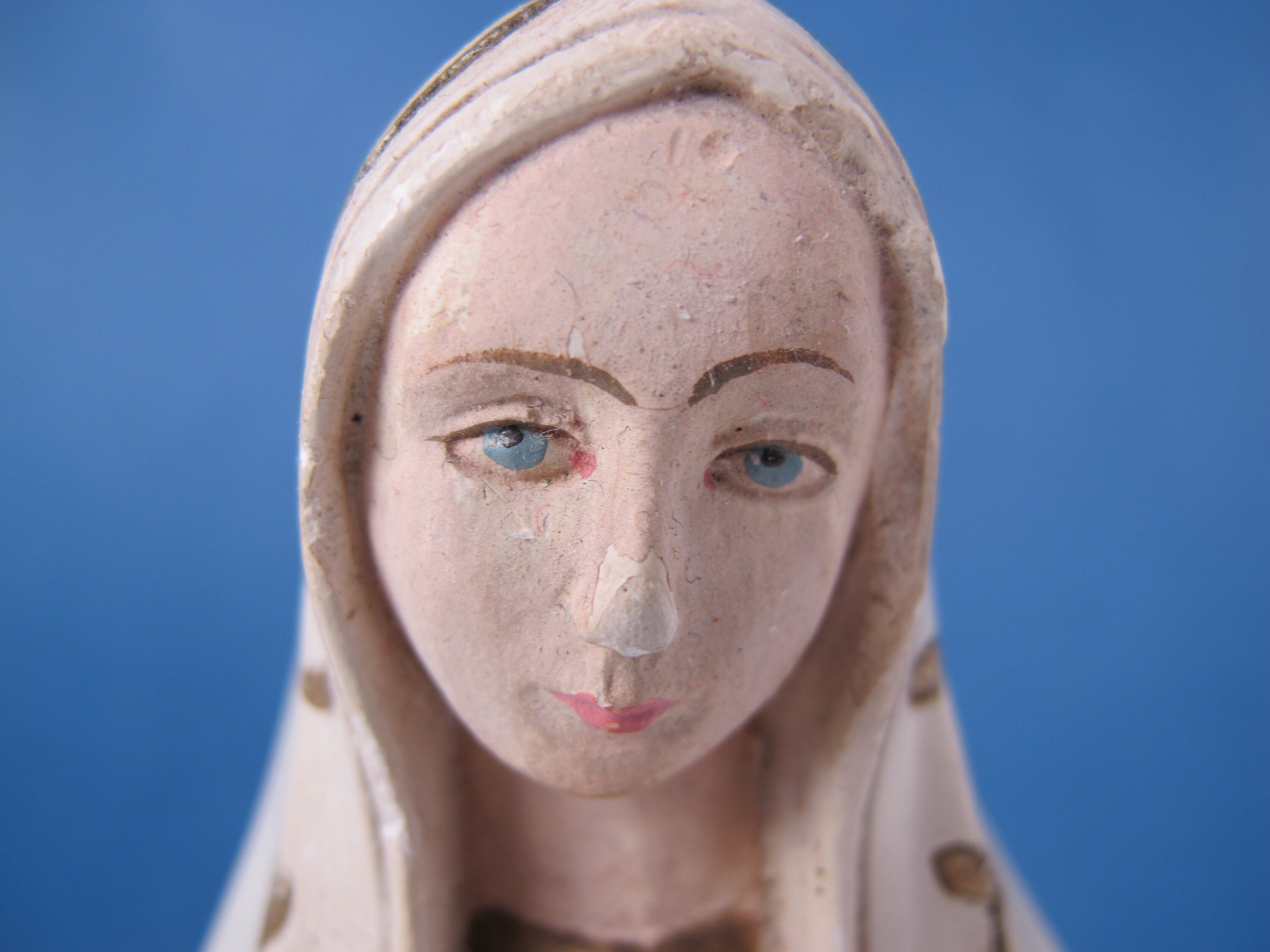 Vintage Chalkware Madonna Statue. 13 Inches / 33cm Tall Etsy UK