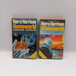 Vintage Science Fiction Taschenbücher - Harry Harrison - Homewelt und Wheelwelt