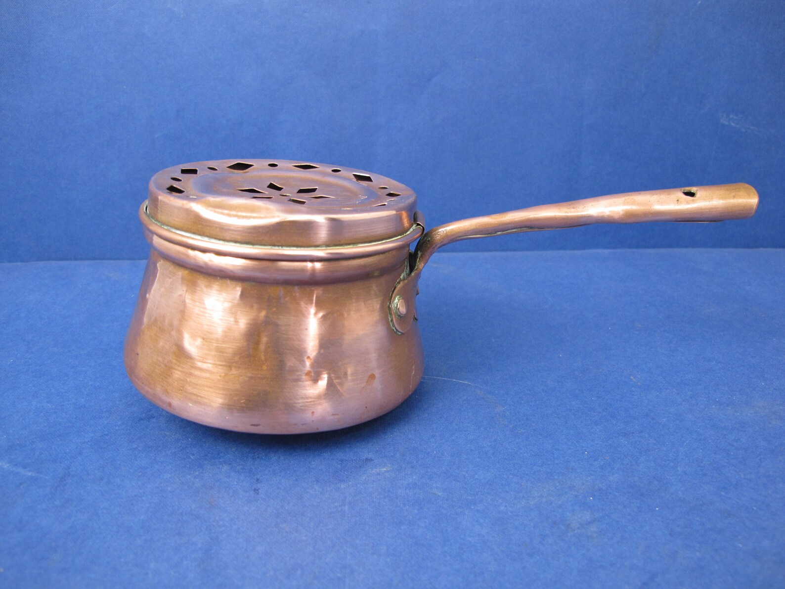 Petite casserole décorative en cuivre vintage. Couvercle Etsy