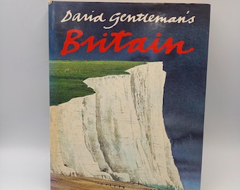 David Gentleman's Britain, 1982. British landscape paintings and illustrations - artwork coffee table book
