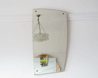 Asymmetric mid century modern Mirror. MCM